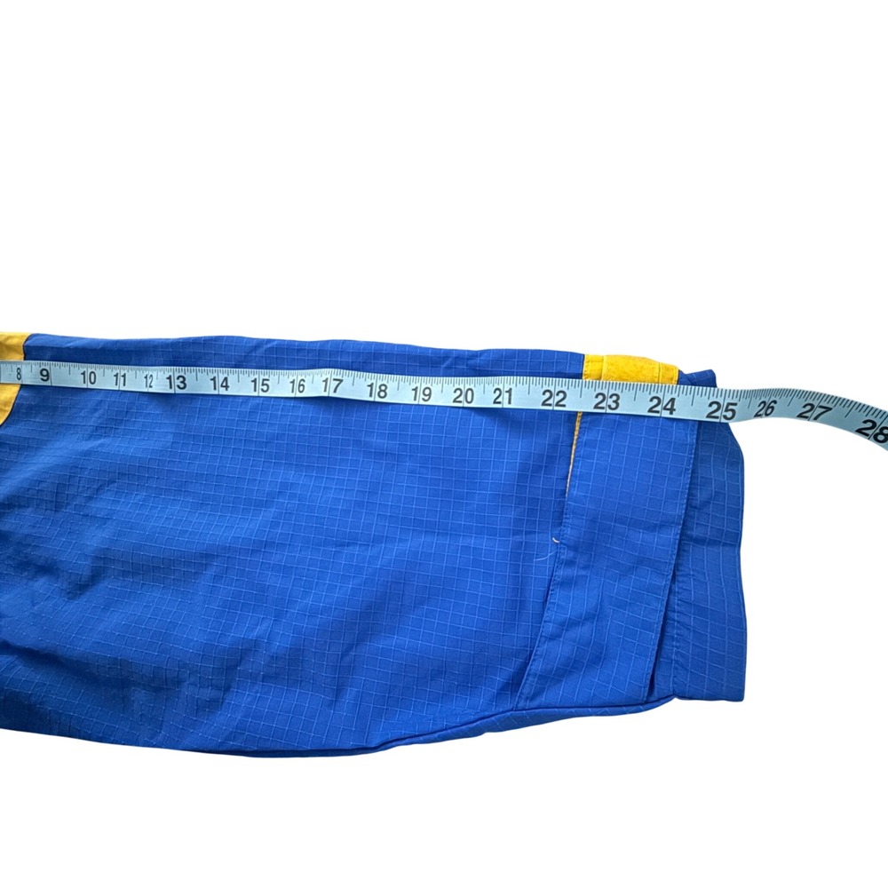 St‎ Louis Blues Gorpcore 80's VTG NHL Windbreaker Phenom Half Zip Hooded  M DD09 - Picture 6 of 7